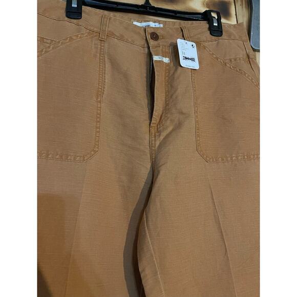 Linen & Cotton ''Abe'' Pants in Gold Earth Orange size 33 - Picture 5 of 7
